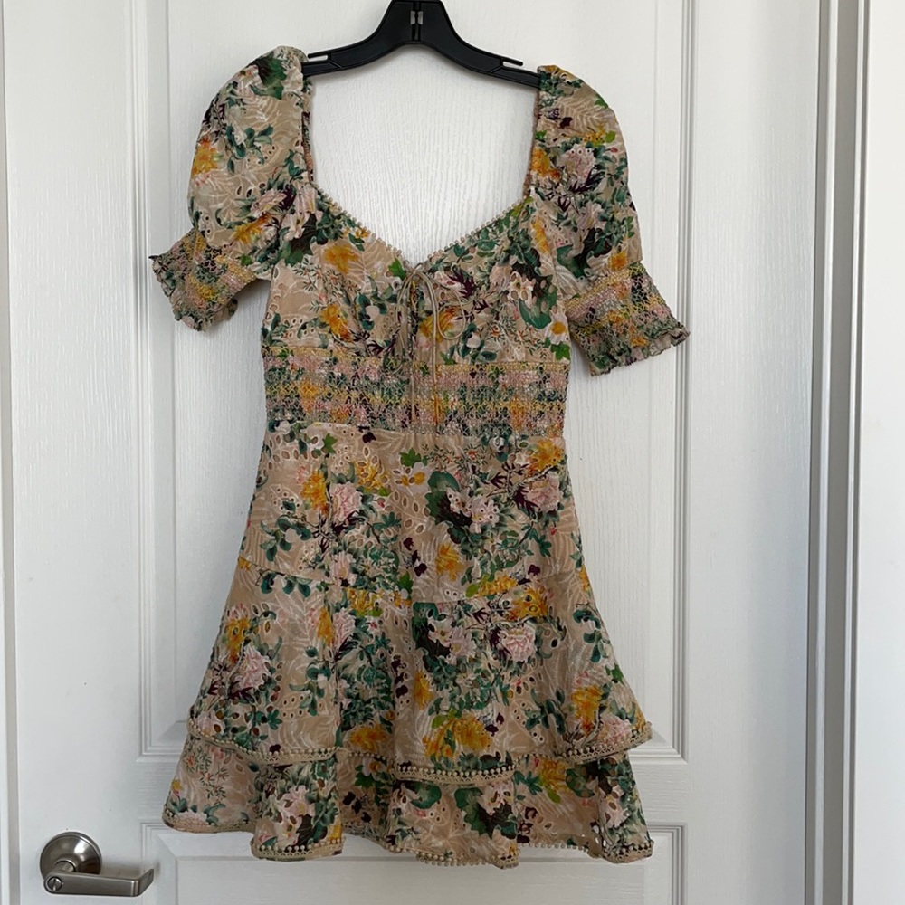 Alice and Olivia Crawford Sweetheart Mini Dress